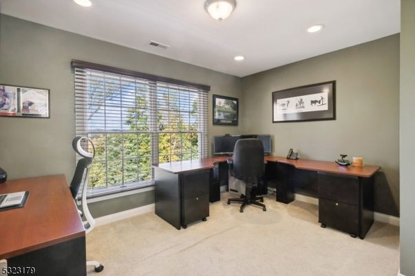 Home Office, Interior, Recessed Lighting
