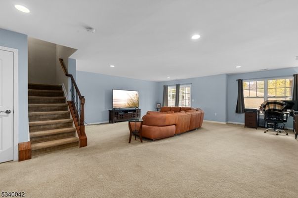 Home Office, Interior, Living room, Recessed Lighting