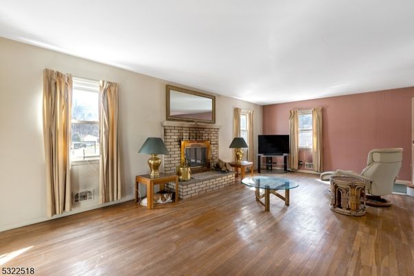 Fireplace, Interior, Wood Texture Flooring