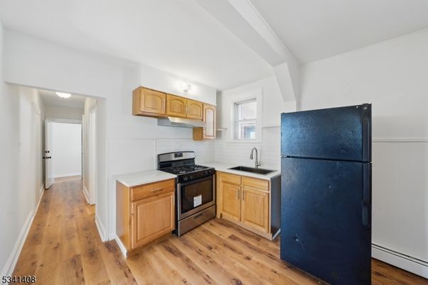 Interior, Kitchen, Wood Texture Flooring