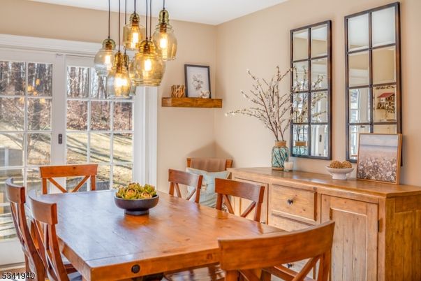 Dining room, Interior, Pendant Lights