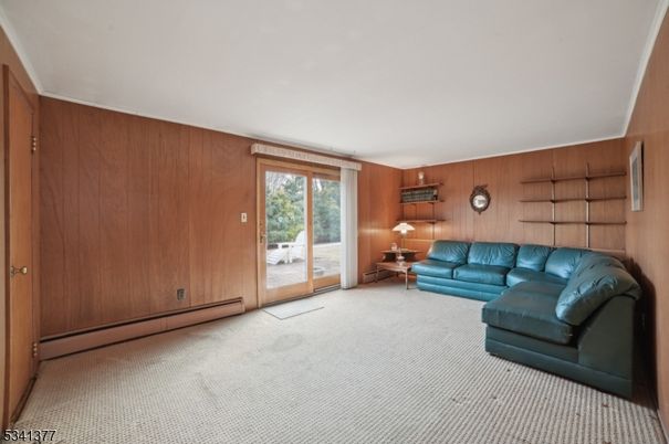 Interior, Living room, Wooden Walls