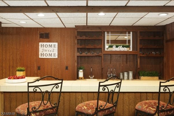 Interior, Recessed Lighting, Wooden Beams, Wooden Walls