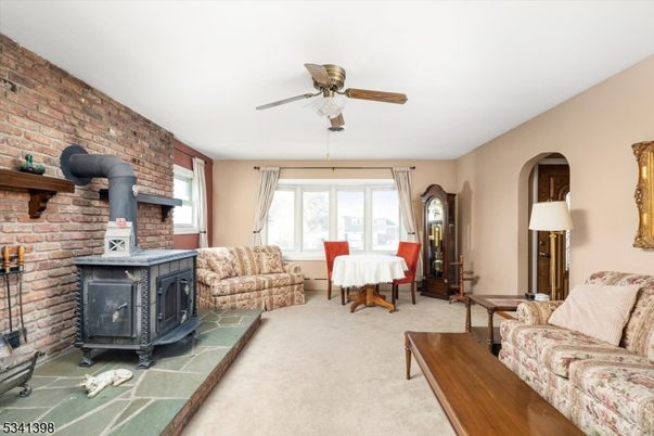 Fireplace, Interior, Living room, Stone Walls