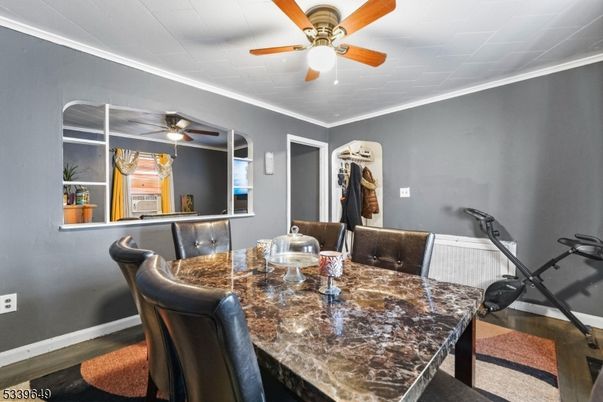 Dining room, Fitness Equipment, Interior, Wood Texture Flooring