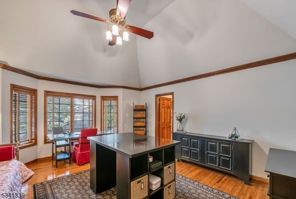 Home Office, Interior, Wooden Beams, Wood Texture Flooring
