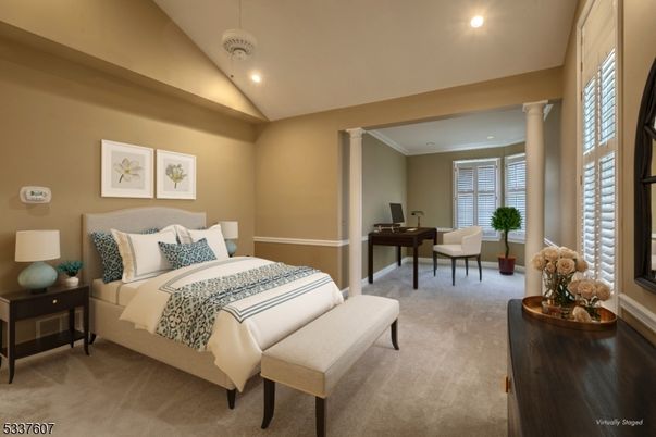 Bedroom, Interior, Pendant Lights, Recessed Lighting