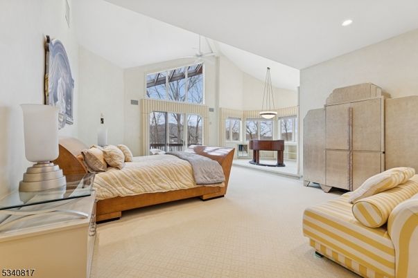 Bedroom, Interior, Pendant Lights, Recessed Lighting
