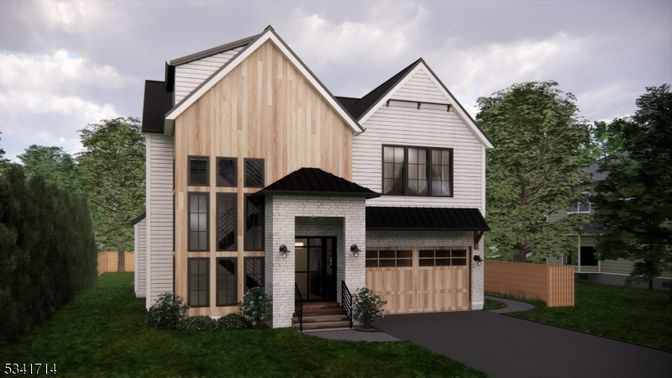 Attached, Exterior, Facade, Farmhouse