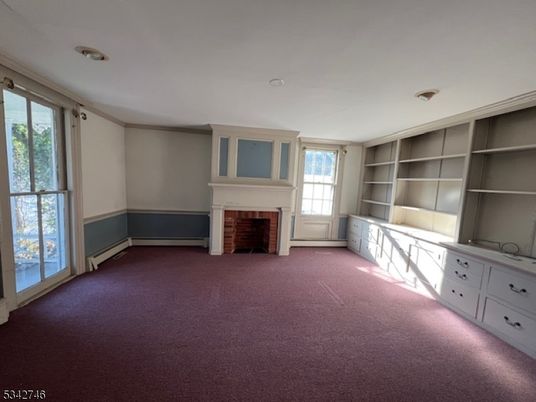 Empty room, Fireplace, Interior