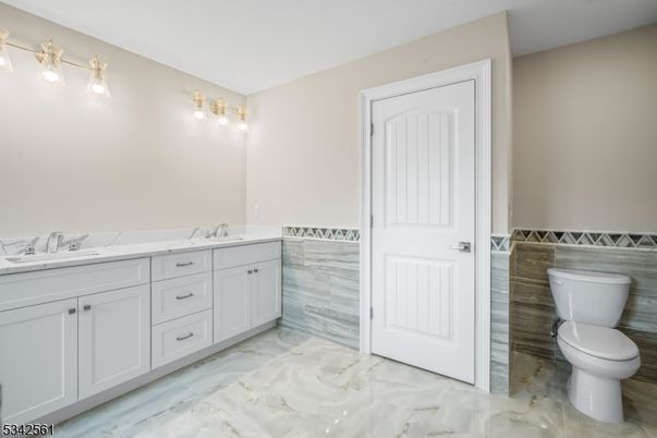 Bathroom, Dual Sink Vanities, Interior, Marble