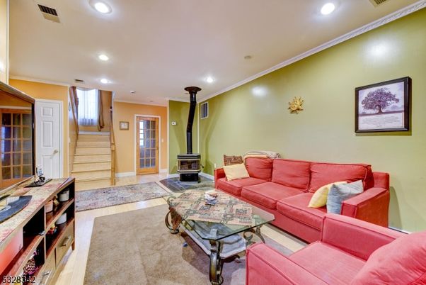 Fireplace, Interior, Living room, Recessed Lighting