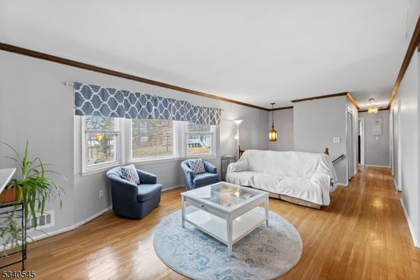Interior, Living room, Pendant Lights, Wood Texture Flooring