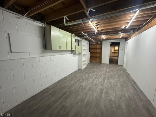 Interior, Stone Walls, Wooden Beams, Wood Texture Flooring