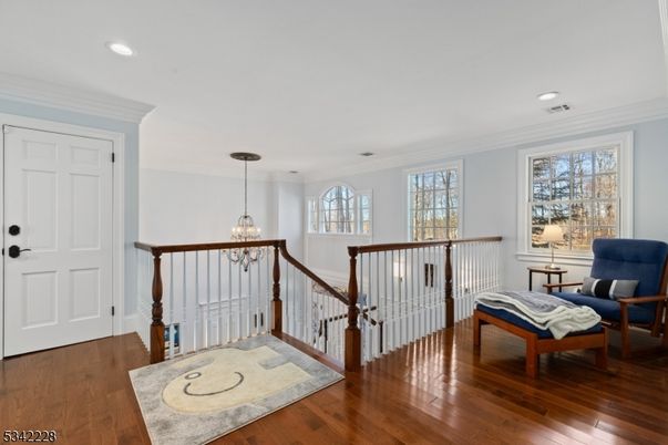 Chandelier, Interior, Recessed Lighting, Wood Texture Flooring