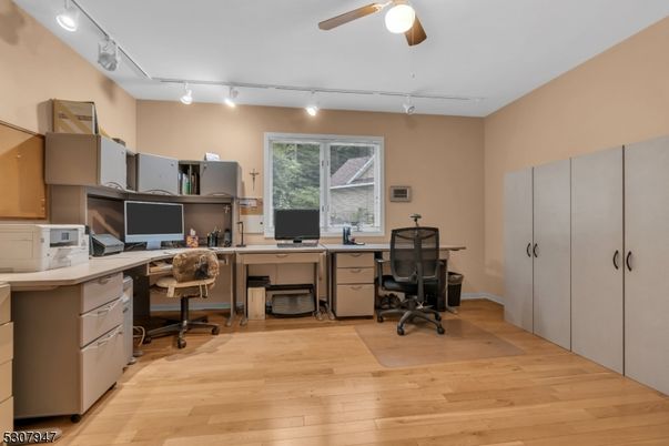 Home Office, Interior, Wood Texture Flooring