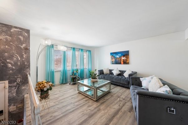 Chandelier, Interior, Living room, Wood Texture Flooring