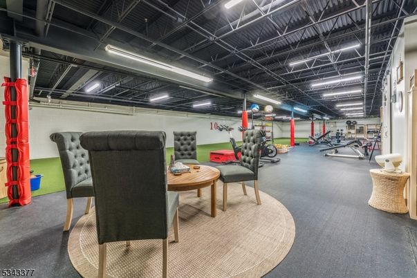 Fitness Equipment, Interior, Recessed Lighting