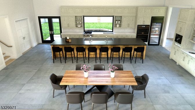 Dining room, Interior, Kitchen, Stainless Steel Appliances