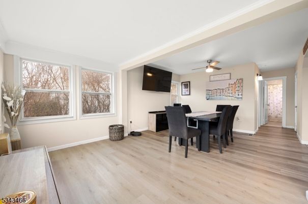 Dining room, Interior, Wood Texture Flooring