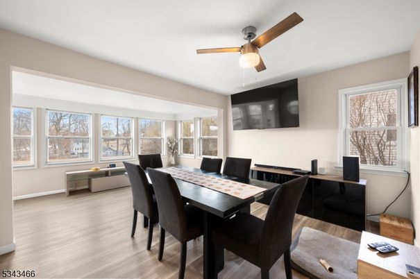 Dining room, Interior, Wood Texture Flooring