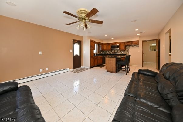Dining room, Interior, Kitchen, Living room, Recessed Lighting