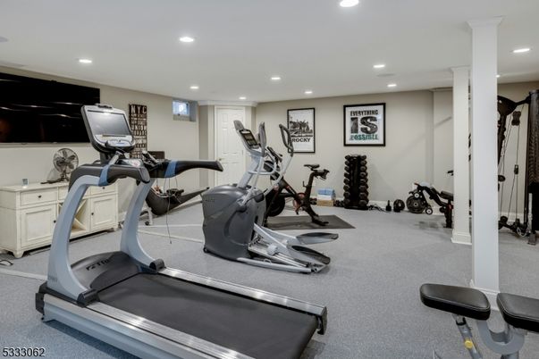 Fitness Equipment, Interior, Recessed Lighting