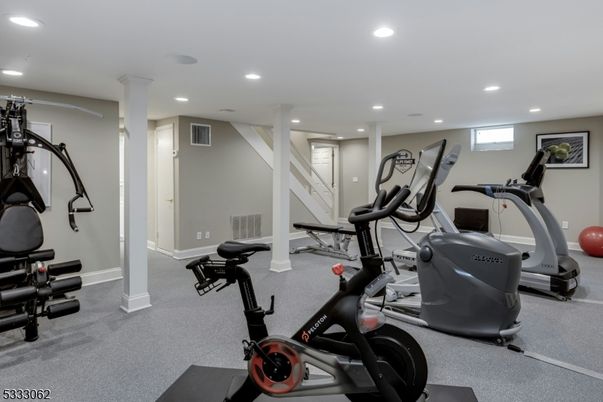 Fitness Equipment, Interior, Recessed Lighting