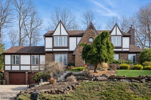 Attached, Exterior, Facade, Brick Facade, Tudor Revival
