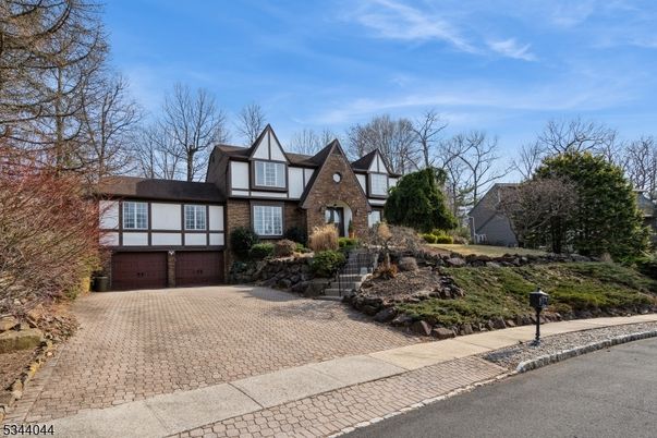 Attached, Exterior, Facade, Brick Facade, Tudor Revival