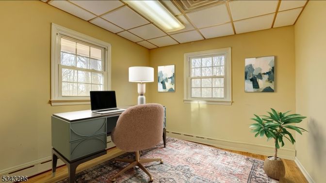 Home Office, Interior, Wood Texture Flooring