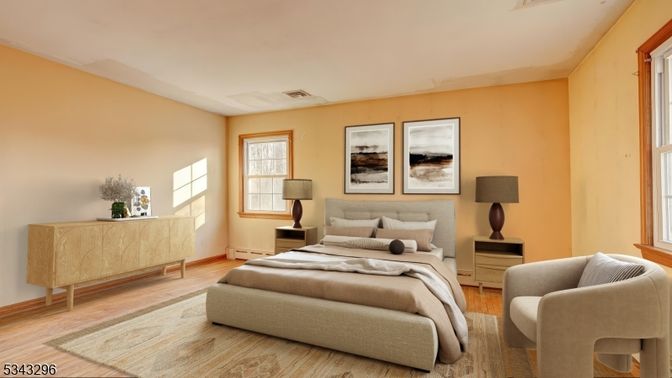 Bedroom, Interior, Wood Texture Flooring