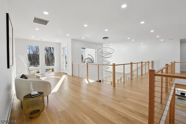 Interior, Pendant Lights, Recessed Lighting, Wood Texture Flooring