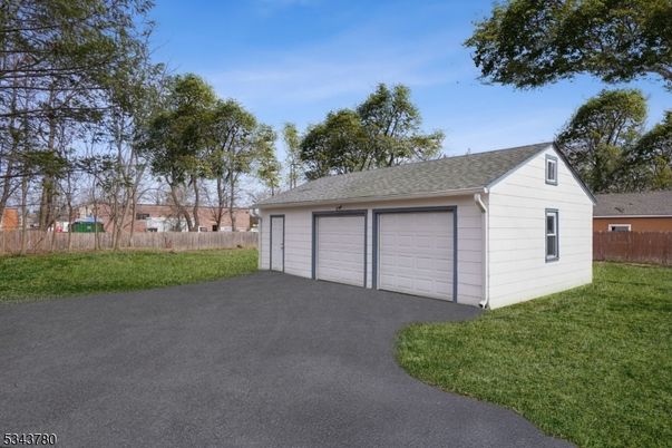 Backyard, Detached Garage, Exterior