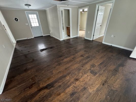 Empty room, Interior, Wood Texture Flooring