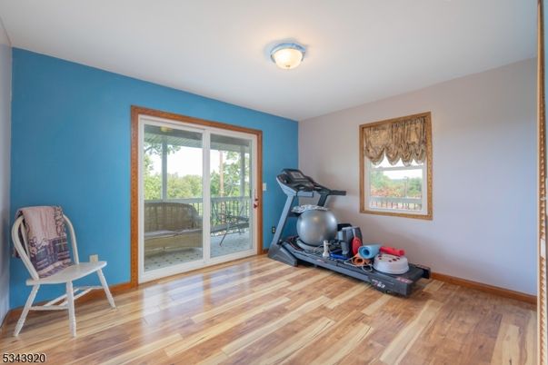Fitness Equipment, Interior, Wood Texture Flooring