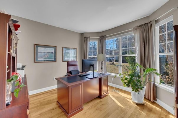 Home Office, Interior, Wood Texture Flooring