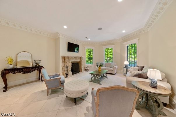 Fireplace, Interior, Living room, Recessed Lighting