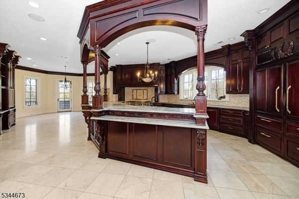 Chandelier, Interior, Kitchen, Recessed Lighting