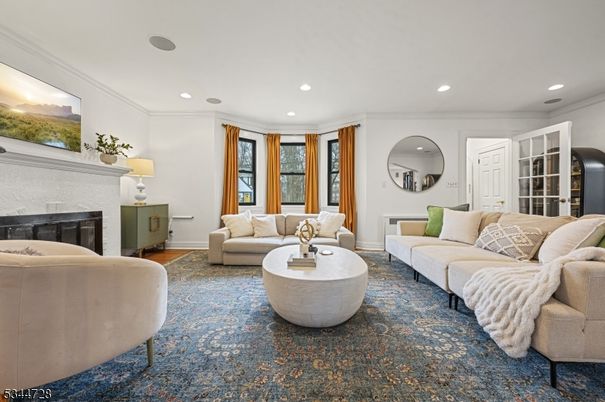 Interior, Living room, Recessed Lighting