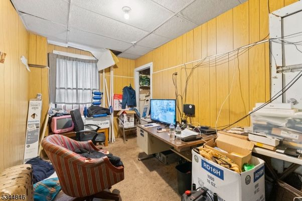 Home Office, Interior, Wooden Walls