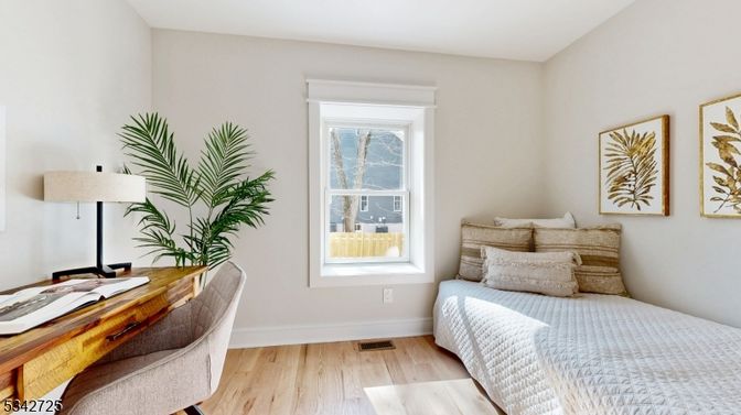 Bedroom, Home Office, Interior, Wood Texture Flooring
