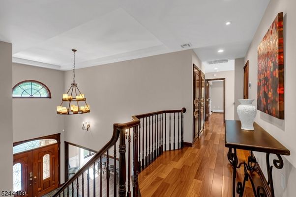 Chandelier, Interior, Recessed Lighting, Wood Texture Flooring