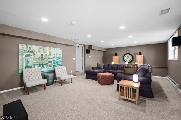 Interior, Living room, Recessed Lighting