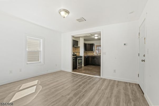 Empty room, Interior, Kitchen, Wood Texture Flooring