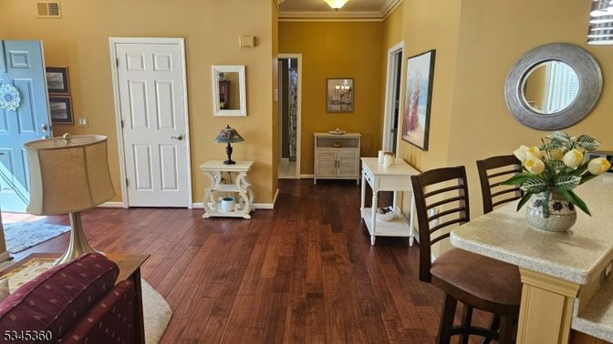 Dining room, Interior, Wood Texture Flooring