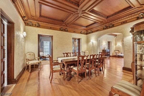 Dining room, Interior, Wooden Beams, Wooden Ceilings, Wood Texture Flooring