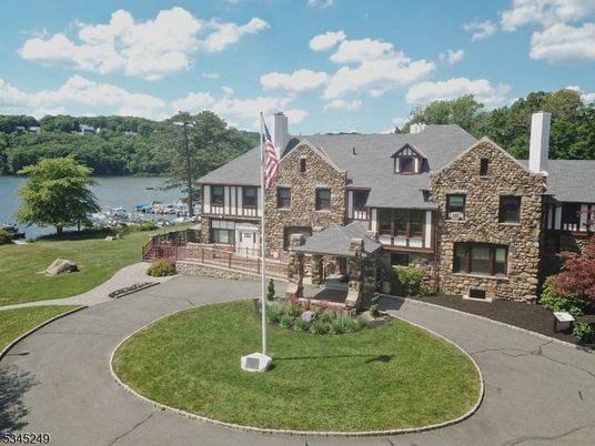 Exterior, Facade, Water, Tudor Revival