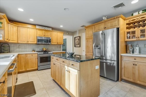 Interior, Kitchen, Recessed Lighting, Stainless Steel Appliances