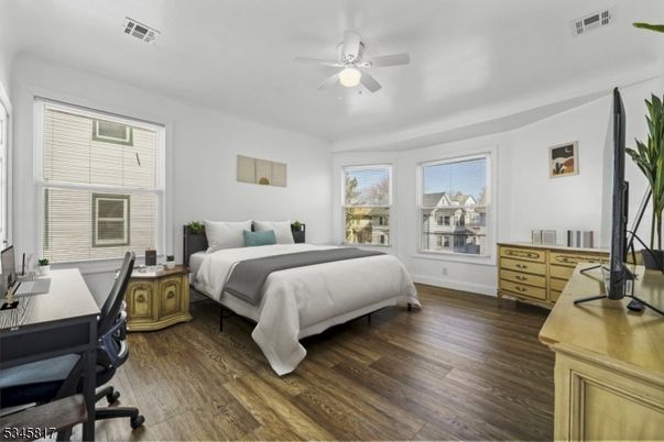 Bedroom, Home Office, Interior, Wood Texture Flooring